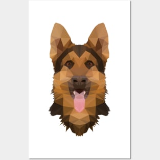 German Shepherd Posters and Art